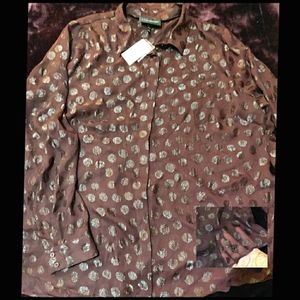 Lane Bryant Button Down Blouse